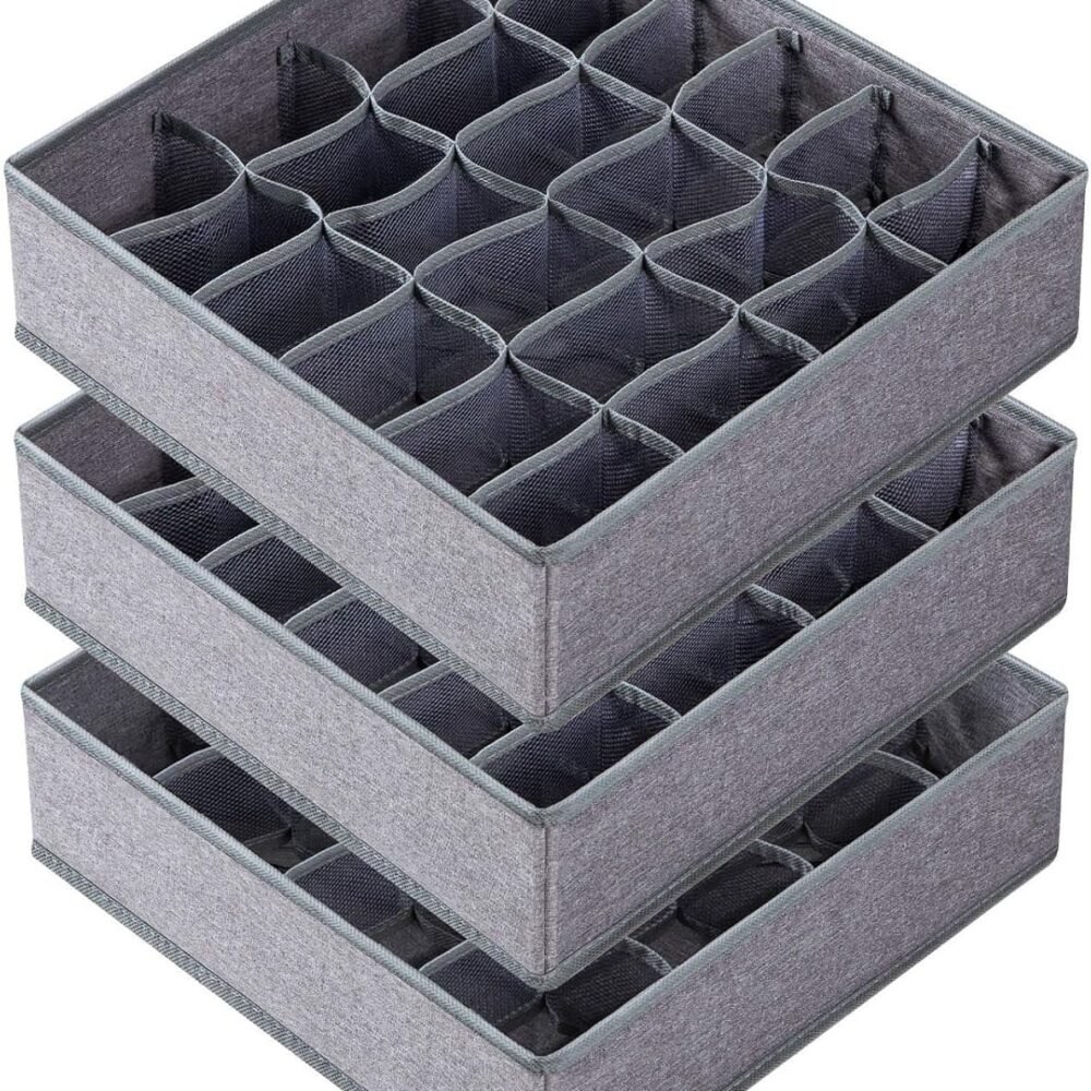 3 Pack Sock Underwear Organizer Dividers